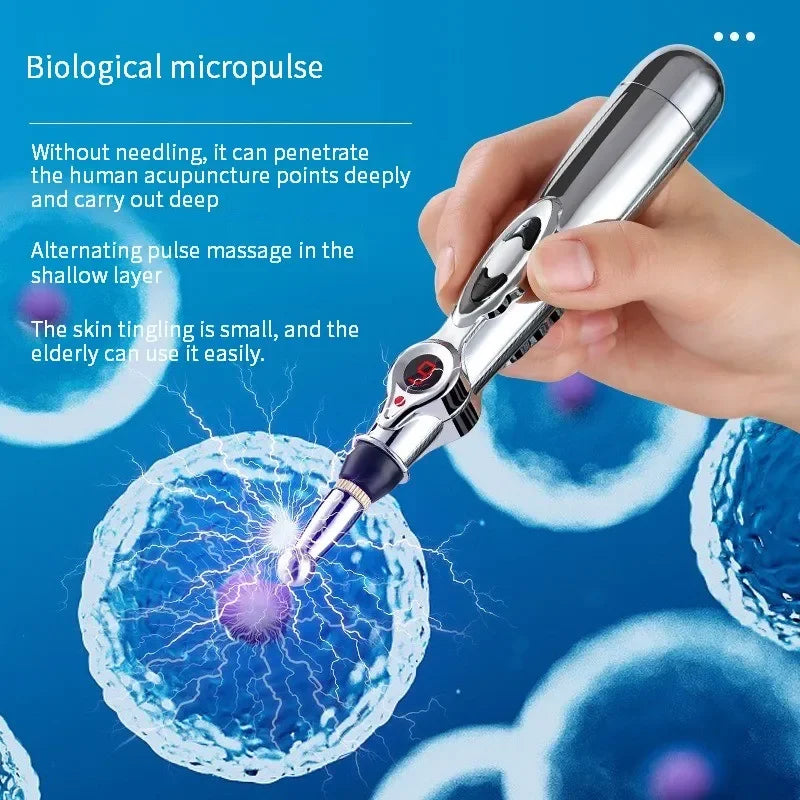 Electronic Acupuncture Pen Relief Pain Massage Point Meridian Energy Meridian Acupuncture Acup Plastic Material Without Battery Beauty World Shop