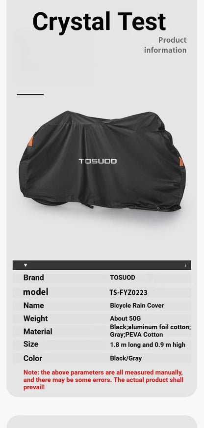 TOSUOD Thickened bike rain cover, All-Inclusive Design Rain Snow Dust  New All Weather Protective Sunshade  Protective Covers Beauty World Shop
