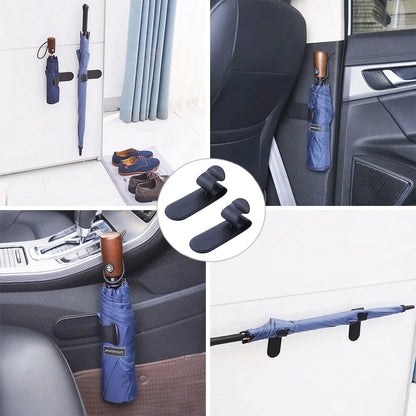 1/2pcs New Car Umbrella Holders Trunk Storage Organizer Hook Umbrella Mounting Bracket Interior Auto Accessories Beauty Trend Shop