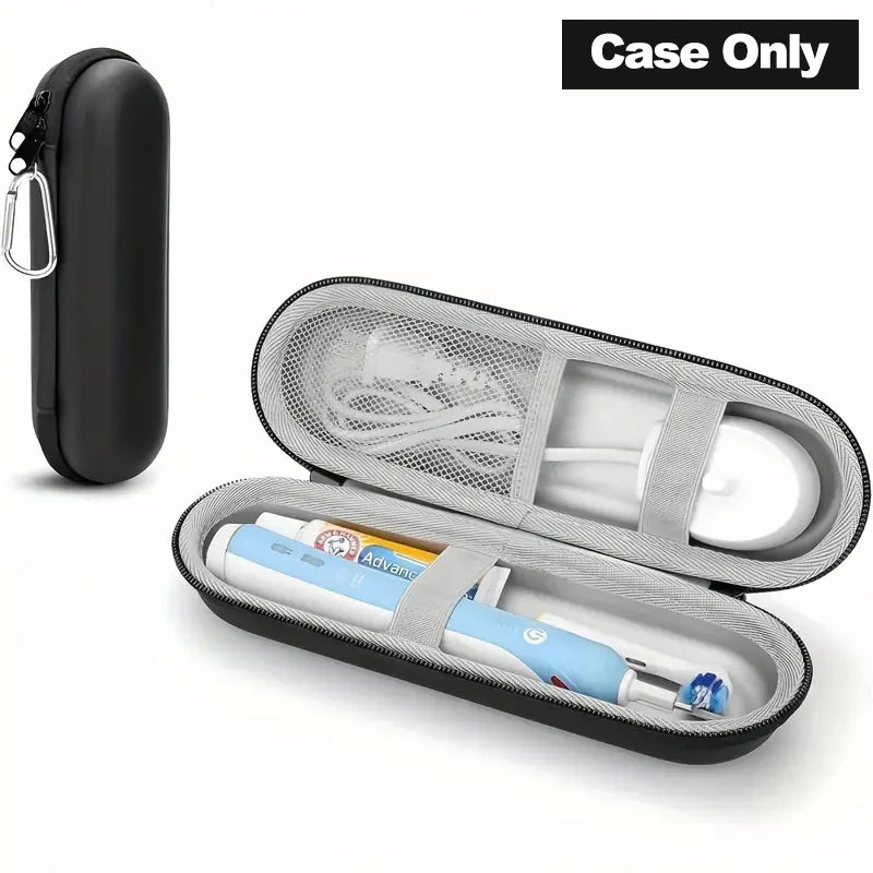1pcs Electric Toothbrush Travel Case for Oral-B Pro/iO, Philips Sonicare, Oral B Toothbrush Case for Brush Heads & Accessories Beauty World Shop