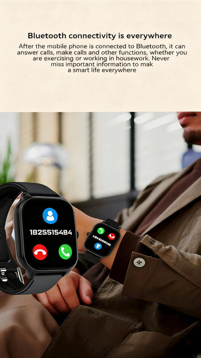 HOMEFISH H9 Intelligent Watch Bluetooth Call Remote Photography Sleep Monitoring Multiple Sports Modes Heart Rate Blood Beauty World Shop