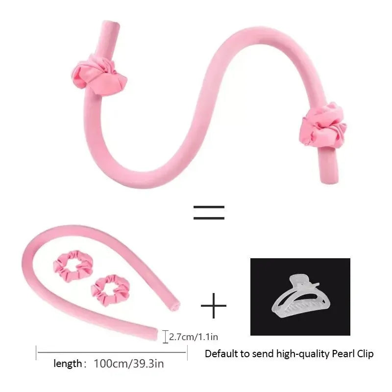 DIY Heatless Curling Stick Headband Set With Hairpin Lazy Curler Foam Sponge Curling Stick No Heat Hair Curler 21,163 Reviews 4 Beauty Fashion
