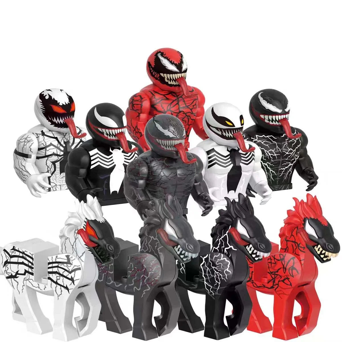 New Movable Model Mini Bricks Lizard Rhino Abomination Assemble Compatible Action Figures Puzzle Kids Toy Building Blocks Gifts Beauty World Shop