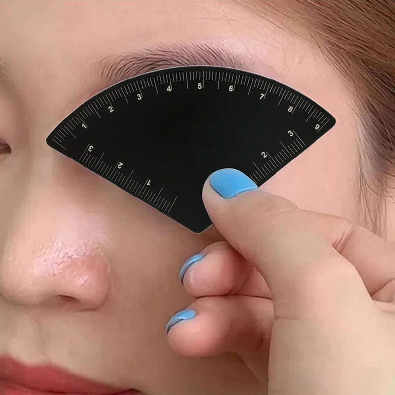 Eyebrow Ruler Microblading Mapping Tool Shaping Permanent Makeup Drawing Guide Ruler Tattoo Aluminum Alloy Fast Drawing Eyebrow Beauty World Shop