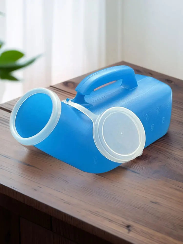 1200ml Urinals for Men Spill Proof Portable Urinal Plastic Urine Bottle with Lid for Car Elderly and Incontinence Beauty World Shop