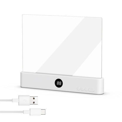 LED Flat Panel Night Vision Reading Light Eye Protection Reading Light Usb Charging Student Night Reading Lamp Book Lamp Indoor Beauty World Shop