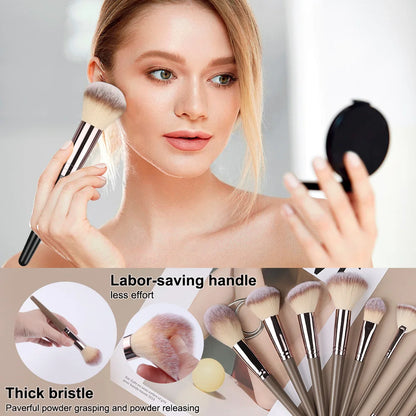 Professional 3-20PCS Makeup Brushes Set Soft Fluffy Foundation Eyeshadow Concealer Blending Blush Brush Kabuki Women Beauty Tool Beauty World Shop