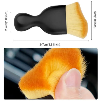 2 Pcs Car Interior Dust Sweeping Soft Brush Car Washing Tool Keyboard Gap Car Dust Brush out Trend Cleaning Brush Beauty World Shop