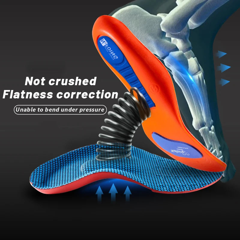 Sport Orthopedic Insoles for Feet Men Women EVA Breathable Shock Absorption Shoes Insole for Running Basketball Sport Care Pads Beauty World Shop