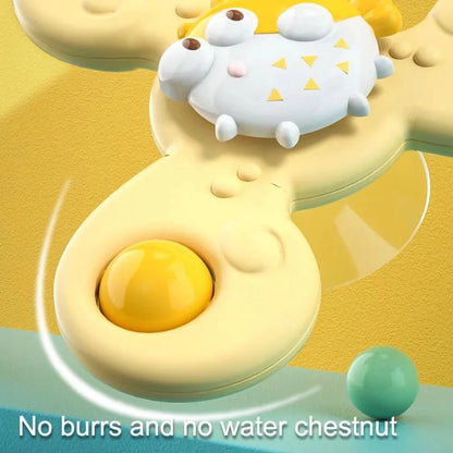 3Pcs/Set Baby Bath Toys Funny Bathing Sucker Spinner Suction Cup Cartoon Rattles Fidget Educational Toys For Children Boys Beauty Fashion