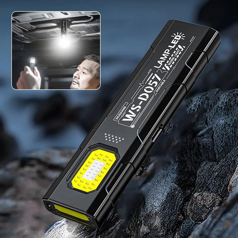 Outdoor LED Flashlight 550Lm Portable Mini Torch Light Pocket Lantern Flood Work Light with 5 Modes Beauty World Shop
