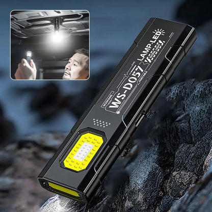 Outdoor LED Flashlight 550Lm Portable Mini Torch Light Pocket Lantern Flood Work Light with 5 Modes Beauty World Shop