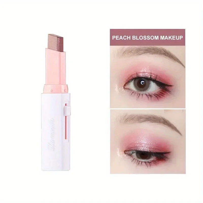 Two Color Gradient Eye Shadow Stick Three Dimensional Natural  Without Taking Off Makeup Beauty Trend Shop