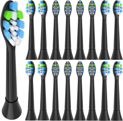 Toothbrush Heads Compatible with Philips Electric Toothbrush,Replacement Brush Heads Fit for 3100 4100 4300 5300 5500 6100 9000 Beauty World Shop
