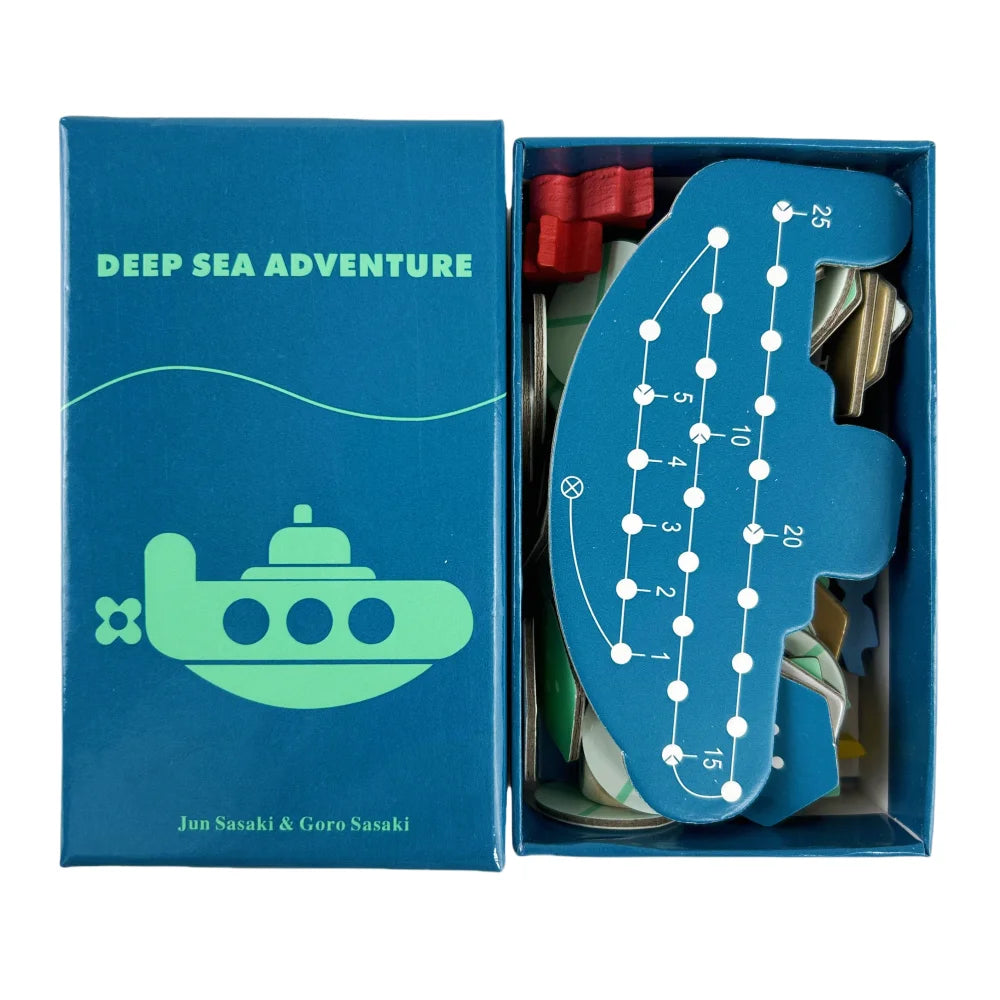 Deep Sea Adventure Board Game Card Game Family Party Entertainment Interactive Toys Gift for Children Funny English Game Beauty World Shop