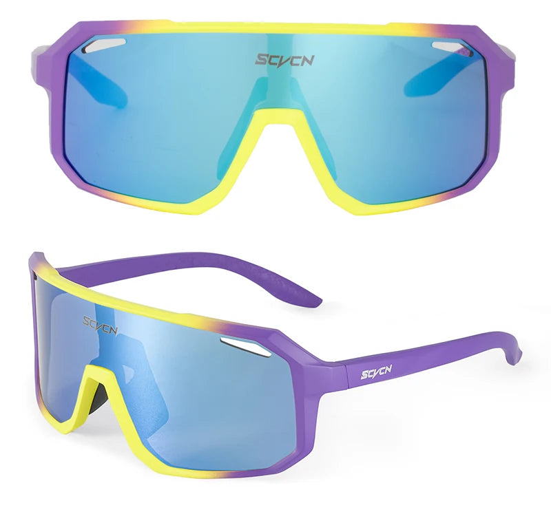 SCVCN New Cycling Glasses Bike Sunglasses Men UV400 Eyewear Outdoor Sports MTB Goggles Bicycle Women Riding Hiking Sunglasses Beauty World Shop