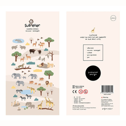 Korean Import Original Suatelier Collection Kawaii Daily Stickers Scrapbooking Diy Journal Stationery Sticker Deco Art Supplies Beauty World Shop