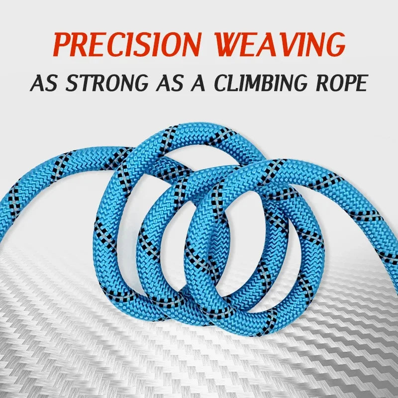 Reflective Nylon Leashes Pet Dogs Chain Traction Rope Leads for Running Free Hands Rope Chain for Small Large Dogs