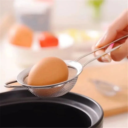 Stainless Steel Ultra Fine Mesh Strainer Sieve for Juice Soya Milk Oil Grid Dumpling Fishing Hotpot Leaky Spoon Household Kitche Beauty Trend Shop