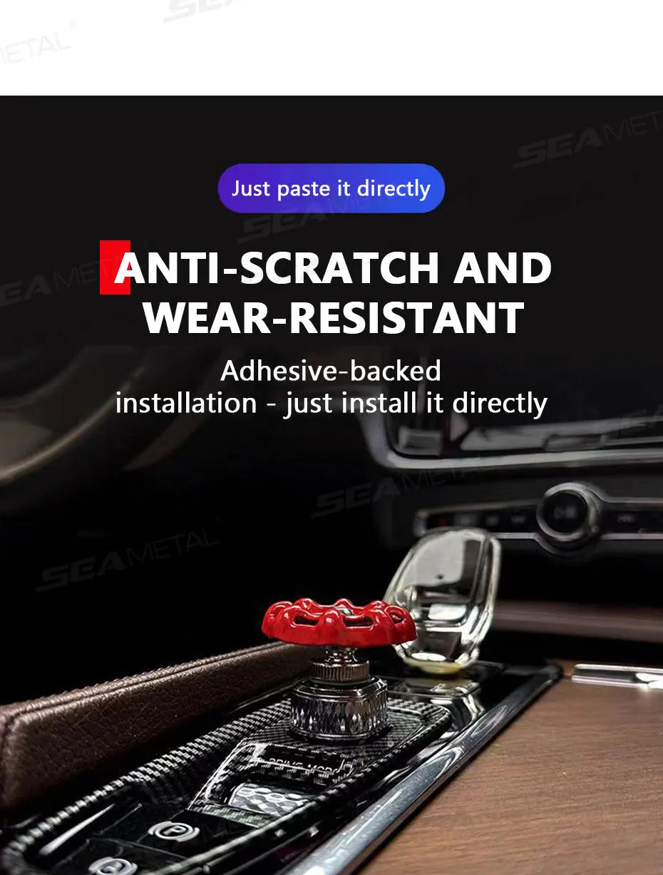 BLALION Fun Car Center Control 3D Valve Decoration Auto Interior Shift Knob Cover Air Conditioner Button Valve Switch Sticker Beauty World Shop