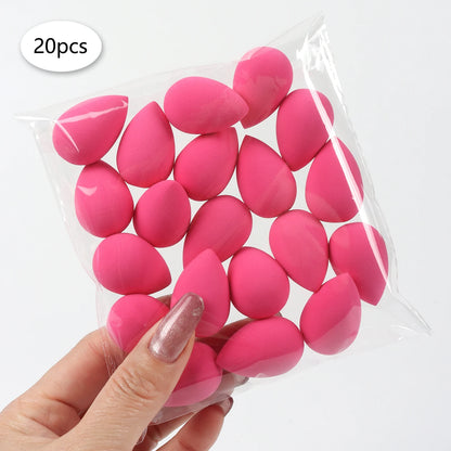 20 件装 Mini Finger Puff Beauty Cosmetic Foundation Cosmetic Sponge Makeup Blender Suitable for Cream & Powder Concealer Beauty World Shop