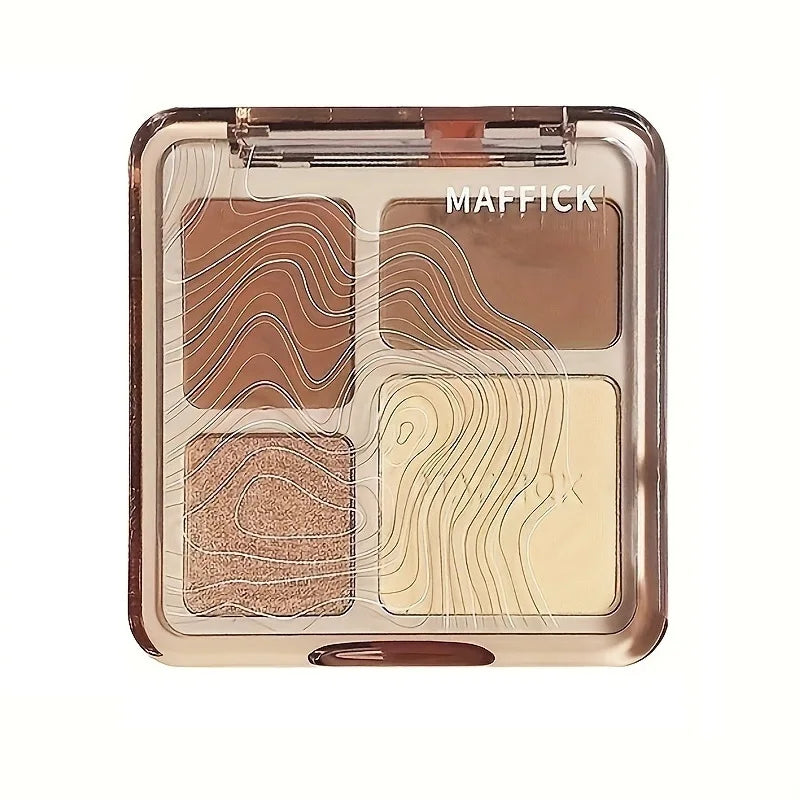 Natural Stereoscopic Face Powder Palette  Matte Bronzer  Contour Shading  Multifunctional Highlighter  Cosmetic Blush gift Beauty World Shop