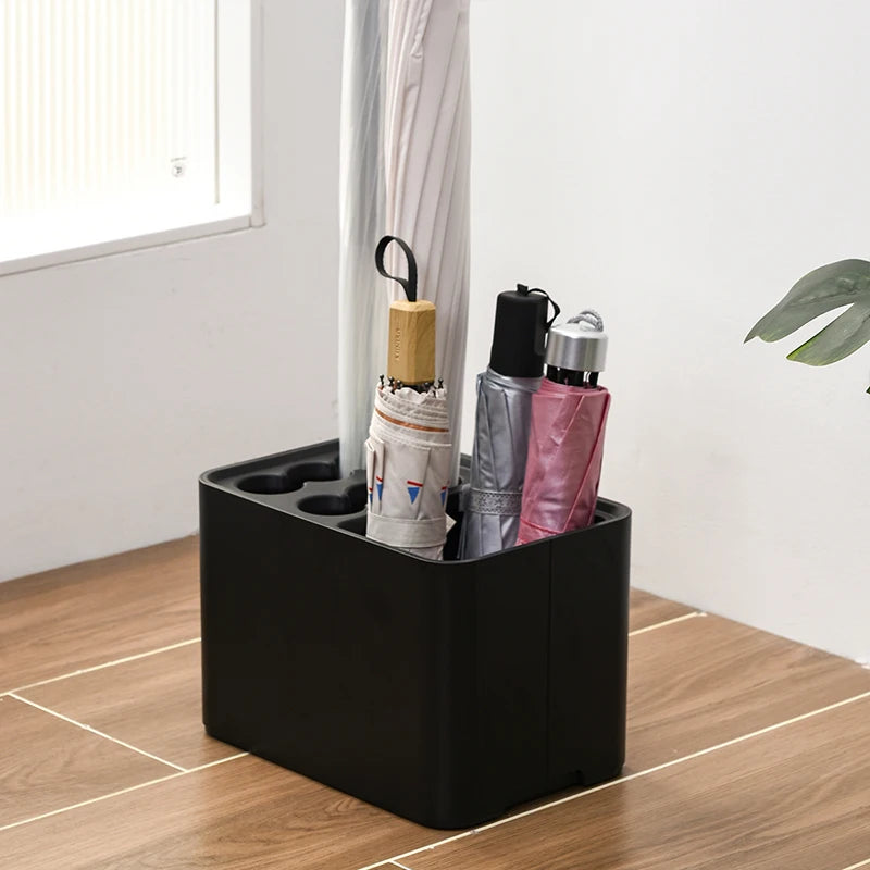 Umbrella rack with drip tray, suitable for space saving storage in the corner of the entrance passage, can hold 10/15 umbrellas Beauty World Shop
