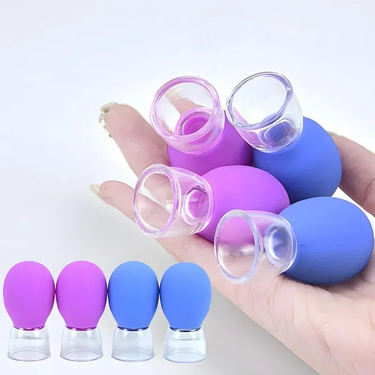 Silicone Cupping Massage Cup For Body Face Neck Eye Massager Vacuum Tank Body Facial Care, Anti-aging Beauty Tool Beauty World Shop