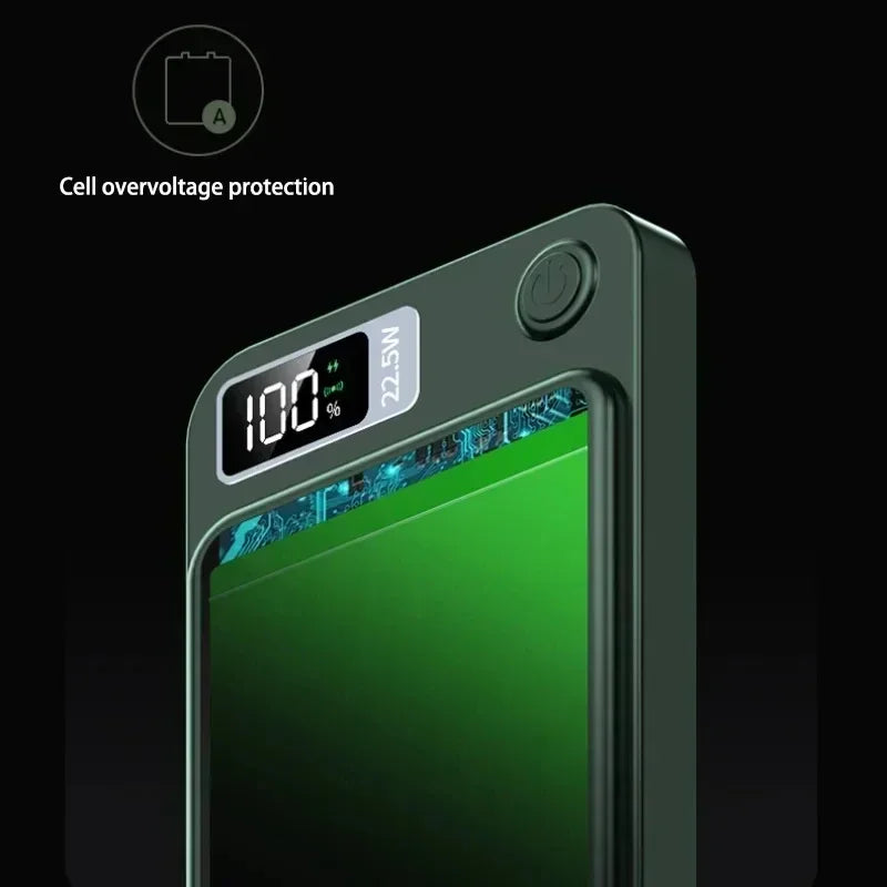 Lenovo 2026 200000mAh Magnetic Wireless Power Bank Portable Fast Charger For Magsafe Auxiliary Battery For iphone Huawei Samsung Beauty World Shop