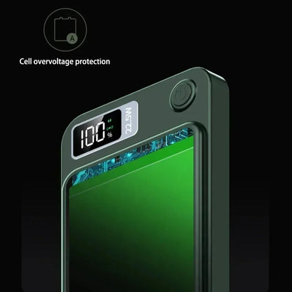 Lenovo 2026 200000mAh Magnetic Wireless Power Bank Portable Fast Charger For Magsafe Auxiliary Battery For iphone Huawei Samsung Beauty World Shop
