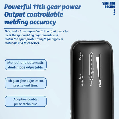 Handheld Spot Welder DIY Adjustable Portable Digital LED Display Color Screen Welding Automatic Trigger for 18650 Battery Beauty World Shop