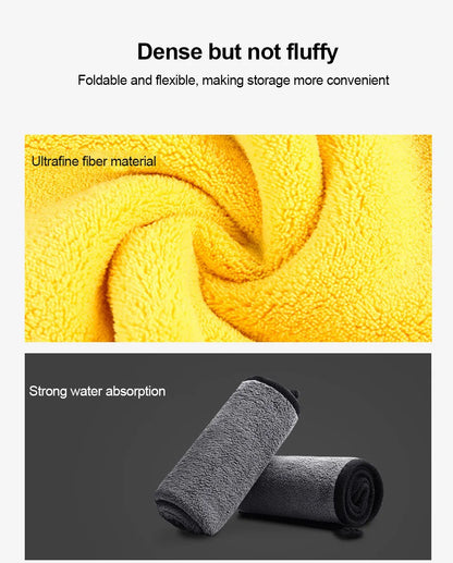 Car Wash Microfiber Towel 30x30/60CM Car Cleaning Drying Cloth Hemming Car Care Cloth Detailing Car Wash Towel Beauty World Shop