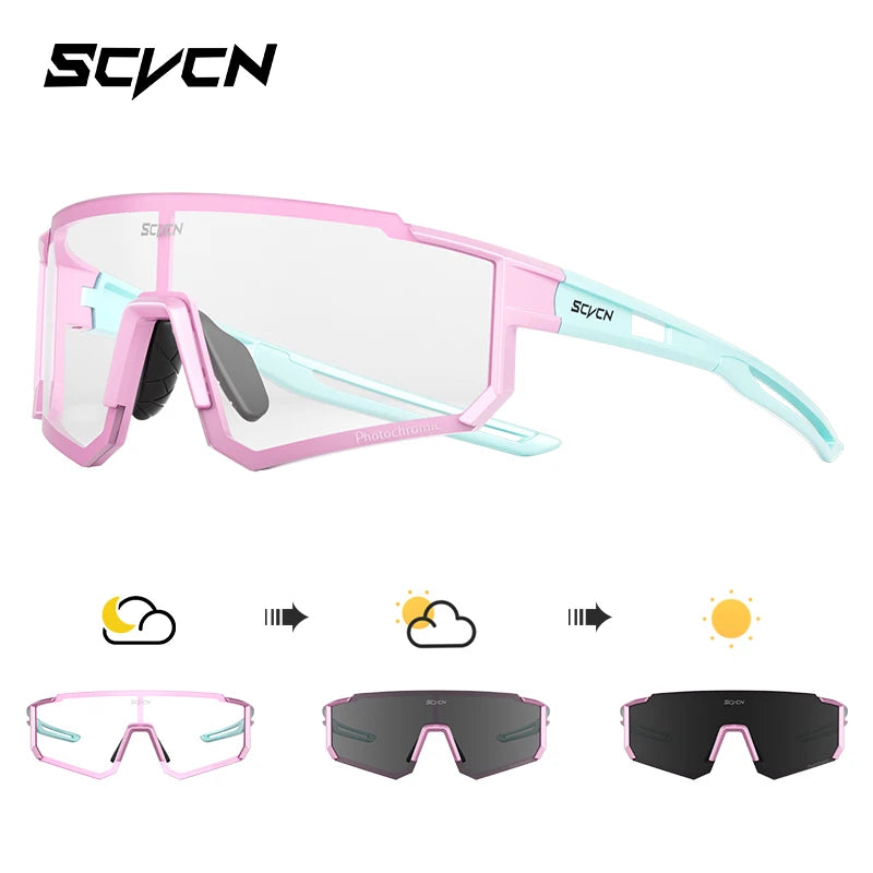 SCVCN Fashion Sunglasses for Men Sport Cycling Glasses Bike Bicycle Hiking Camping Golf UV400 Protection Glasses Women Baseball Beauty World Shop