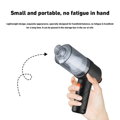 2990000PA Wireless Car Vacuum Cleaner Wet Dry 120W Cordless Handheld Auto Vacuum High Power Cleaner For Home Office 2026 New Beauty World Shop
