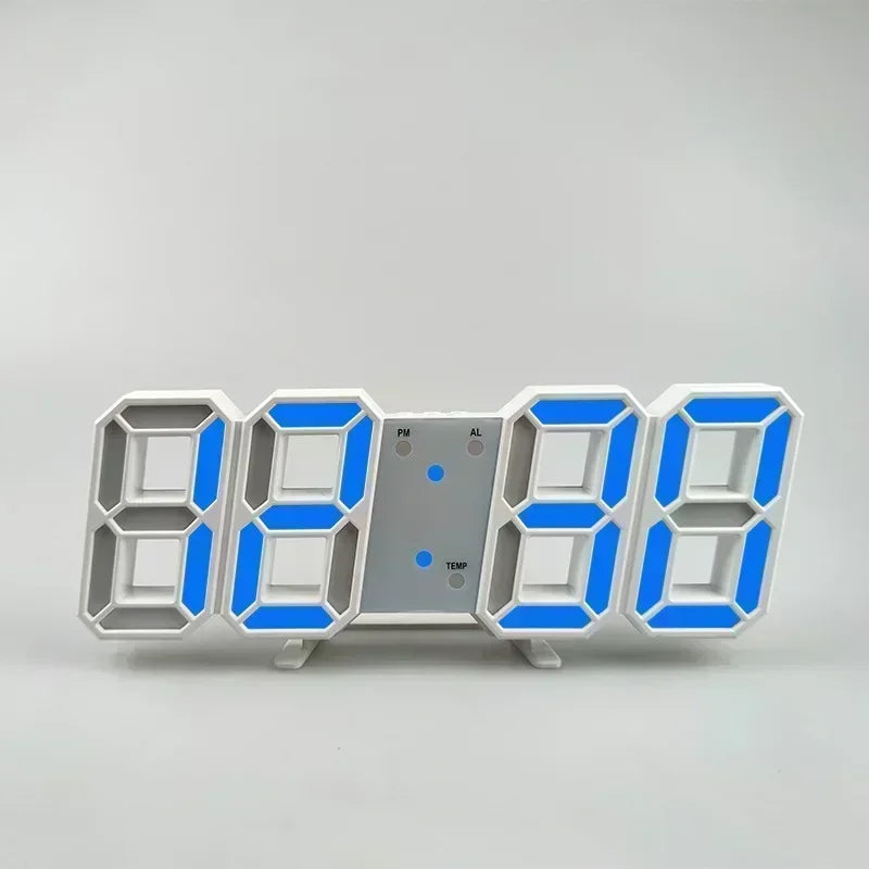 Digital Wall Clock Desk Watches Electronic Alarm Modern Home Decoration for Bedroom Decor Interior Led Table Clocks Living Room Beauty World Shop