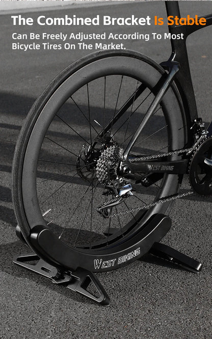 WEST BIKING Adjustable Bicycle Parking Rack MTB Road Bike Indoor Garage Storage Stand Bike Repair Stand Cycling Accessories Beauty World Shop