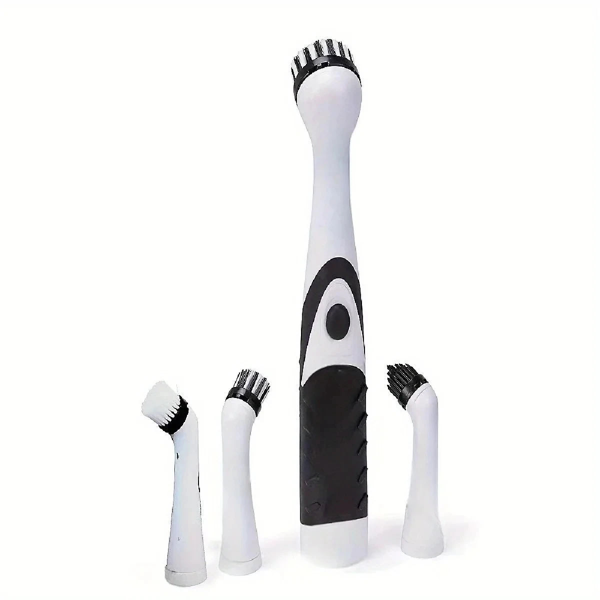 Leaning Brush Cleaning Tool With 4 Brushes Multifunctional Electric Cleaning Brush Cleaning Supplies Beauty World Shop