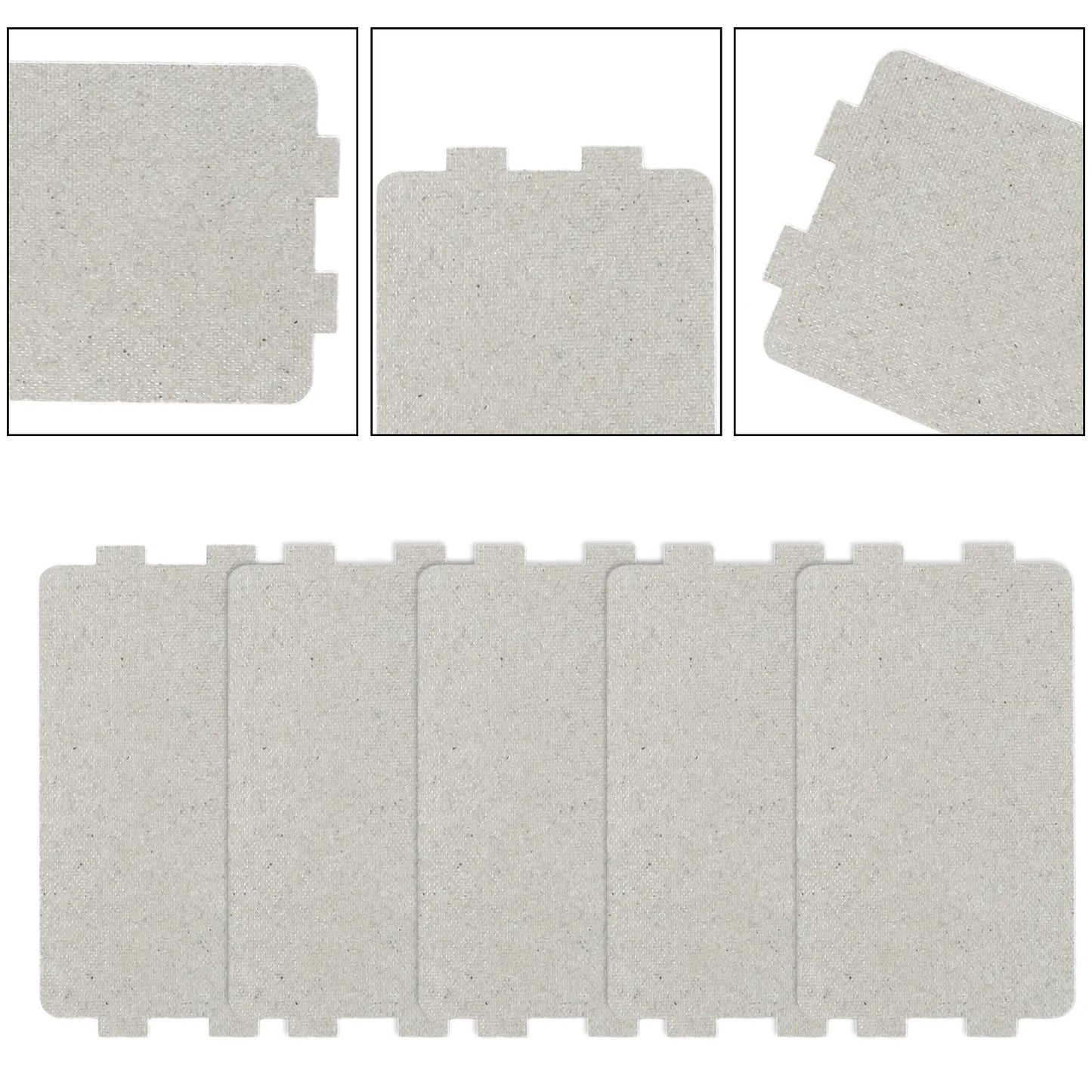 5pcs Universal Microwave Oven Mica Sheet Kitchen Accessories Wave Guide Waveguide Cover Sheet Plates 11.6 X 6.5cm Beauty World Shop