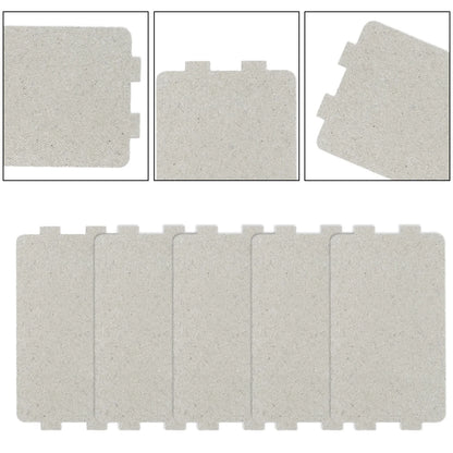 5pcs Universal Microwave Oven Mica Sheet Kitchen Accessories Wave Guide Waveguide Cover Sheet Plates 11.6 X 6.5cm Beauty World Shop