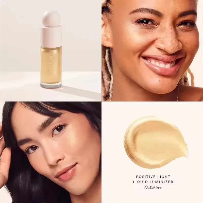 Rare Beauty Light Silky Touch Highlighter Soft Pinch Liquid Blusher Positive Light Lqiuid Luminizer Lasting Oil Control Makeup Beauty World Shop