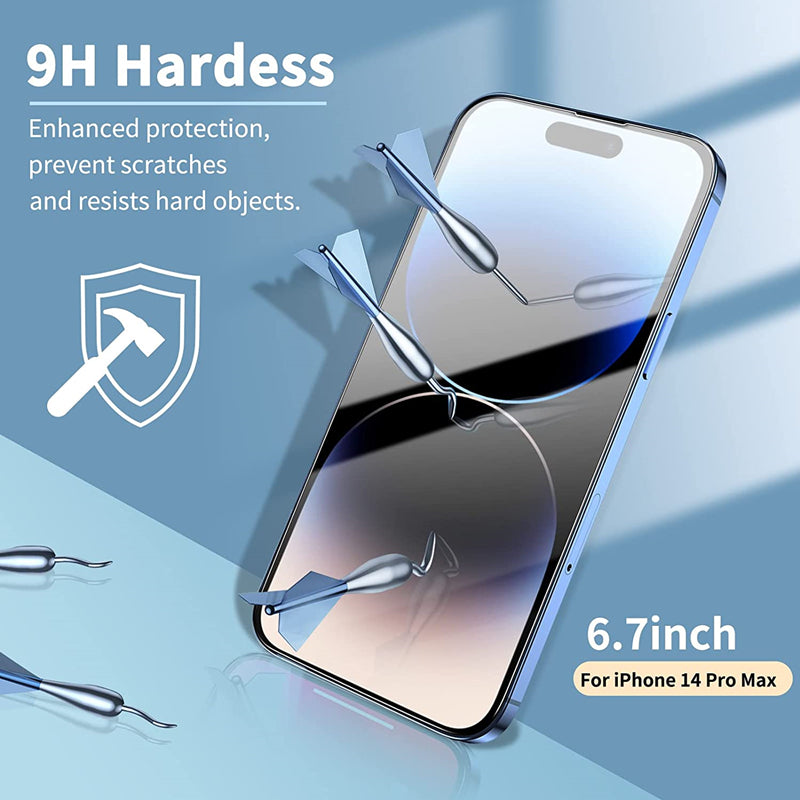 3/5PCS Glass Screen Protector Phone Case for IPhone 12 11 13 14 15 16 Pro Max Mini XS XR X 8 Plus 14Pro 13Pro IPones Front Cover Beauty World Shop