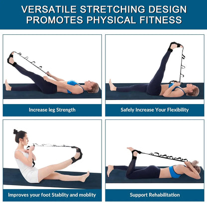Yoga Stretching Bands Relieve Leg and Foot Tension, Yoga, Pilates, and Rehabilitation Training Leg and Foot Stretching Bands Beauty World Shop