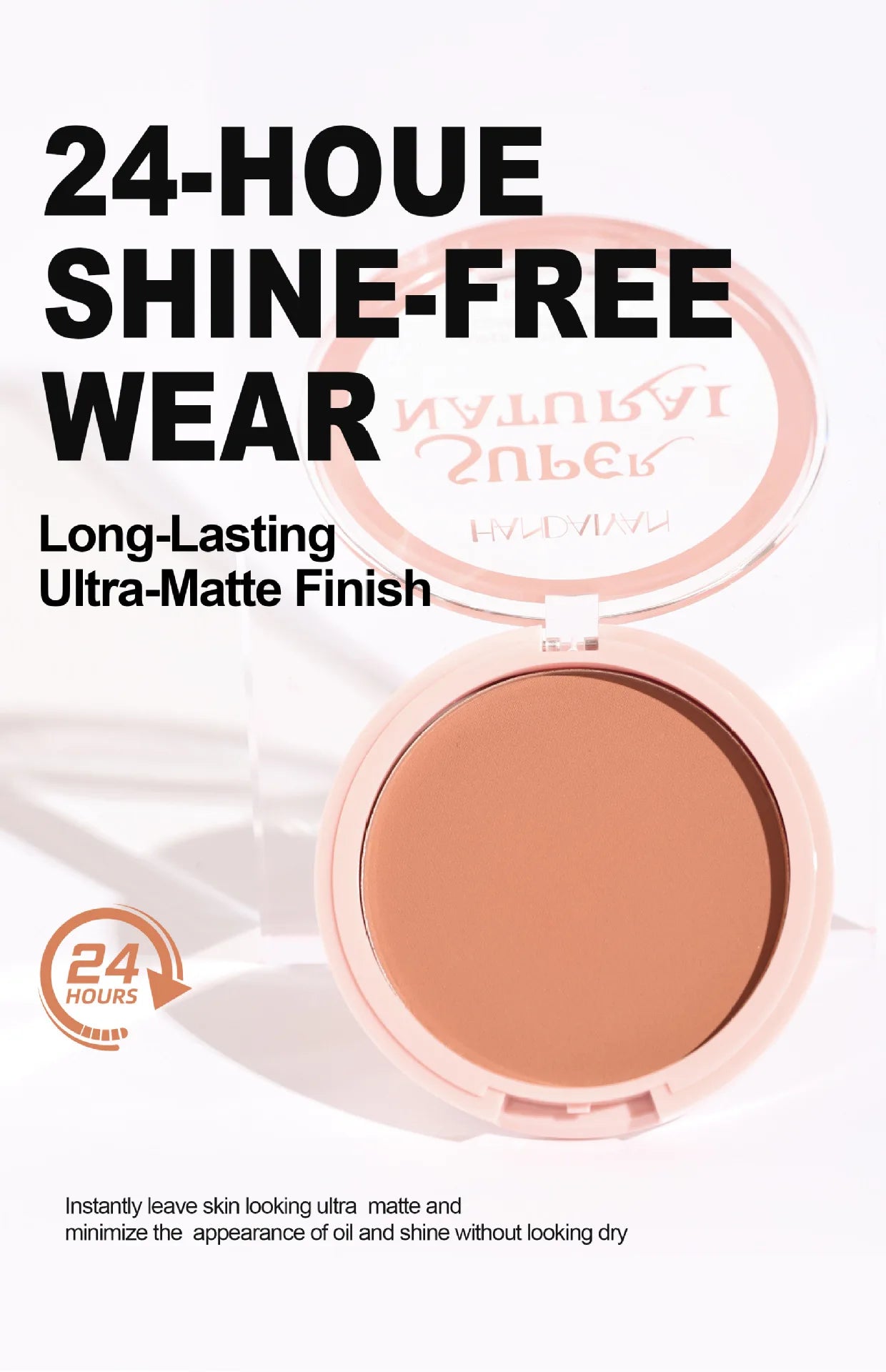 8 Color Matte Face Pressed Powder 24 Hours Oil Control Natural Setting Powder Foundation Full Coverage Waterproof Lasting Makeup Beauty World Shop