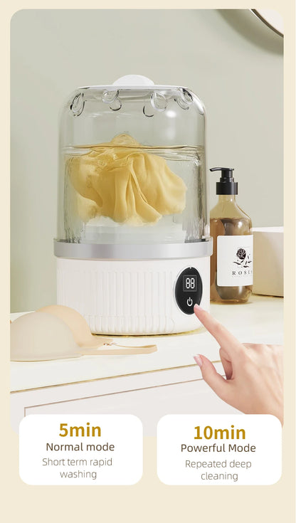 Mini Household Electric Washing Cup Underwear Socks Small Wireless Charging Washing Machine Pet clothes washing machine Beauty World Shop