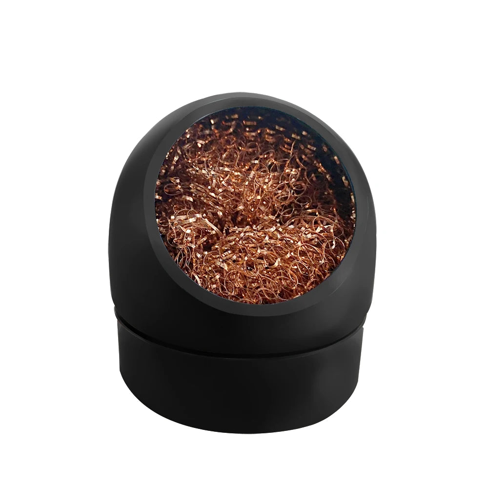 Cleaning Ball Desoldering Soldering Iron Mesh Filter Cleaning Nozzle Tip Copper Wire Cleaner Ball Metal Dross Box Clean Ball Beauty World Shop