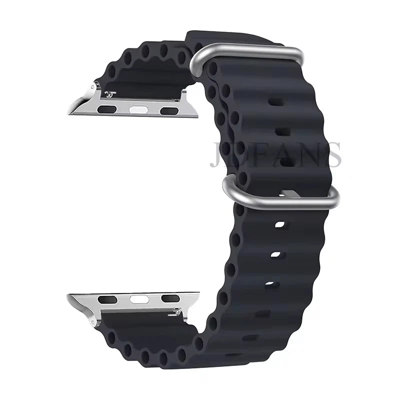 Strap For Apple watch ultra band 49mm 44mm 45mm 41mm 40mm 38mm 44 45 mm 1:1 Original Ocean belt iWatch series 9 10 8 7 se bands Beauty World Shop