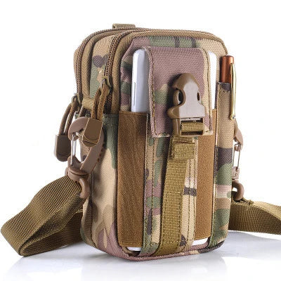 Mobile Phone Case Pouch Waist Bag Waterproof Nylon Multifunction Casual Men Waist Pack Male Small Bag Beauty World Shop