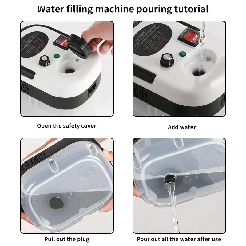 Steam Cleaner High Temperature Sterilization Air Conditioning Kitchen Hood Home /Car Steaming Cleaner 220V EU Plug Beauty World Shop