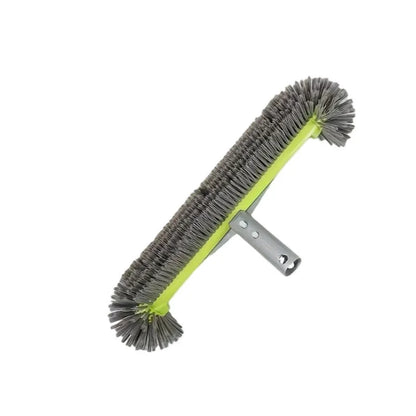 17.5" Heavy Duty Aluminum Pool Brush Head With 7 Rows Nylon Bristles For Pool Wall Steps Corner Cleaning Beauty World Shop