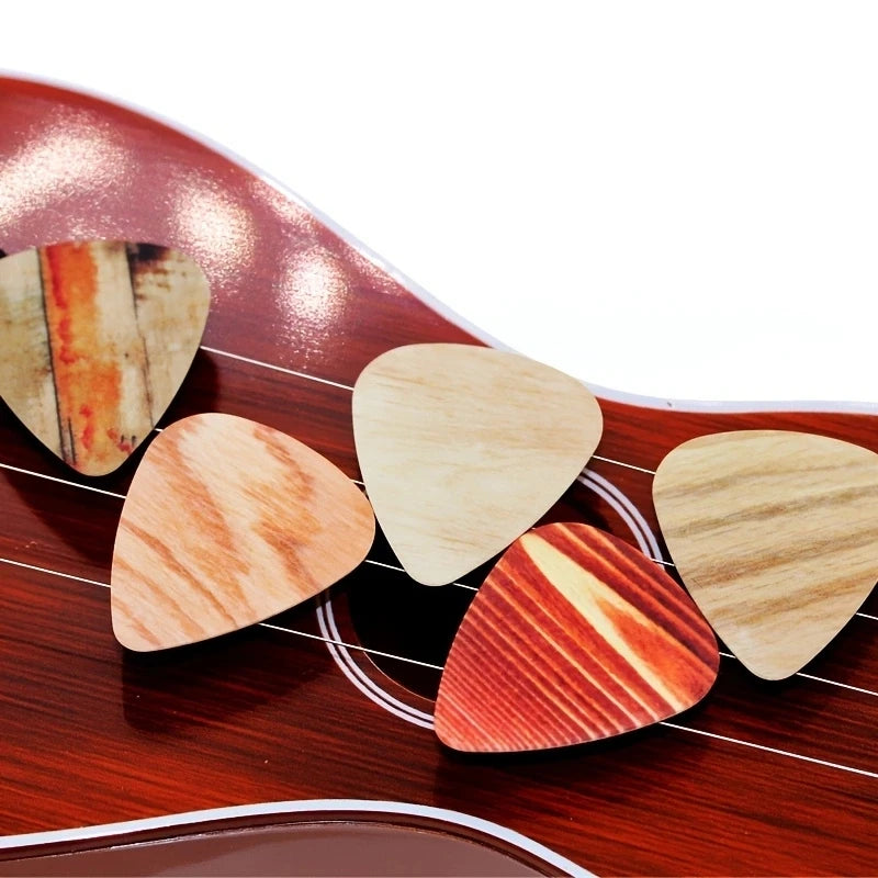 0.46/0.71/1.0mm 50pcs guitar paddle Acoustic guitar Picks ukulele Musical instrument accessories cartoon style pick with box Beauty World Shop